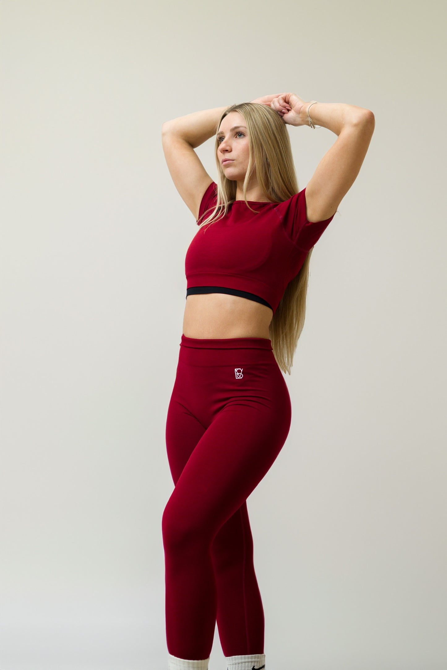 Power Seamless Legging - Ruby Red