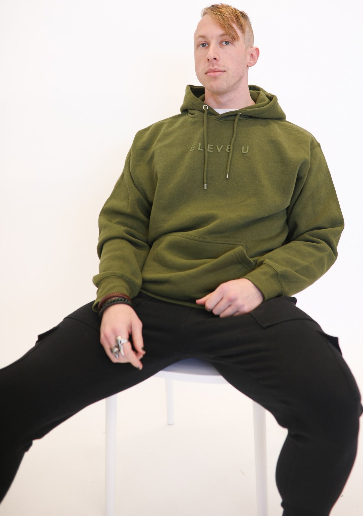 Classic Lounge Hoodie- Dark Olive