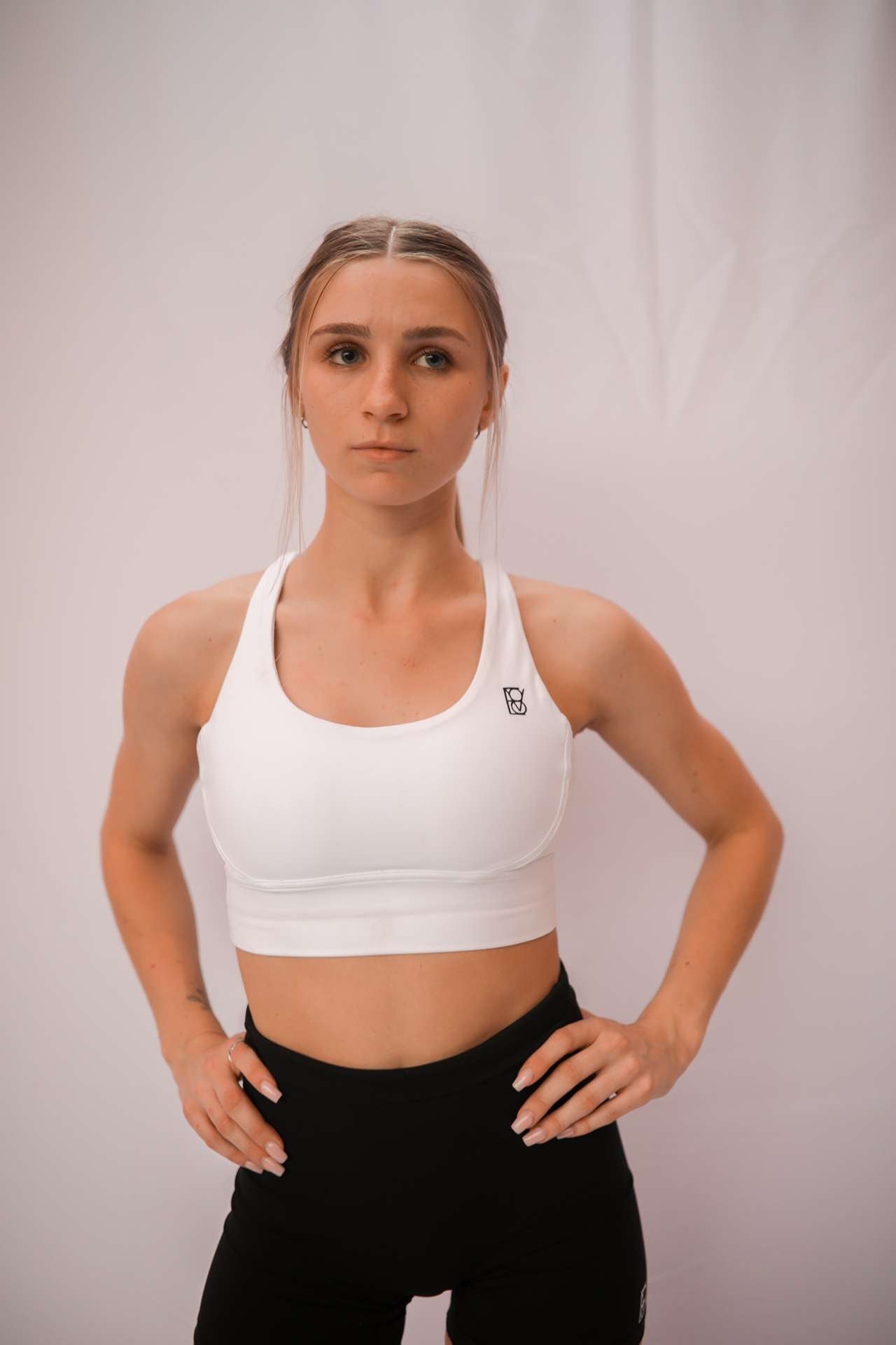 Evolve Sports Bra- Pure White